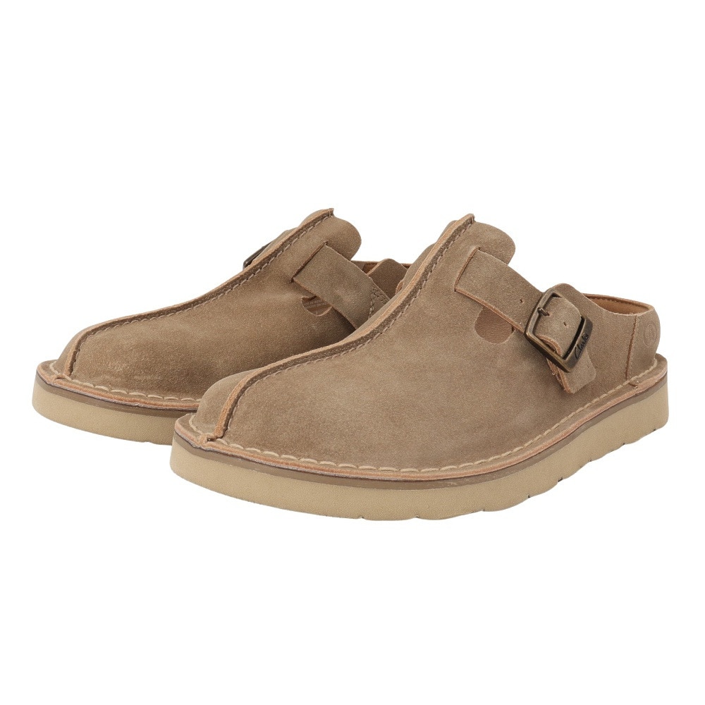 クラークス（Clarks）（メンズ、レディース）レザーサンダル ソルスブリーミュール 26180882