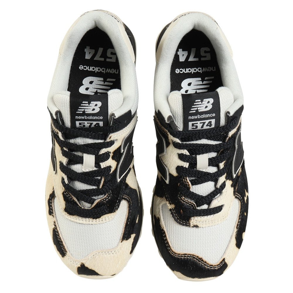 ニューバランス（new balance）（レディース）スニーカー ランニングシューズ 574 ホワイト ブラック W574PH B スポーツ カジュアル シューズ