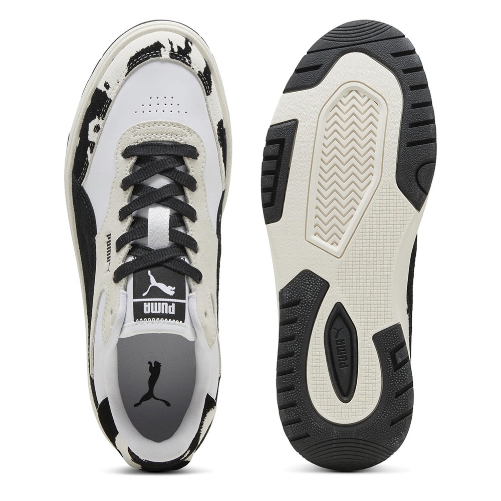 プーマ（PUMA）（レディース）スニーカー CALI SYLVA WNS ブラック ホワイト 40361601 タウンシューズ カジュアル 厚底