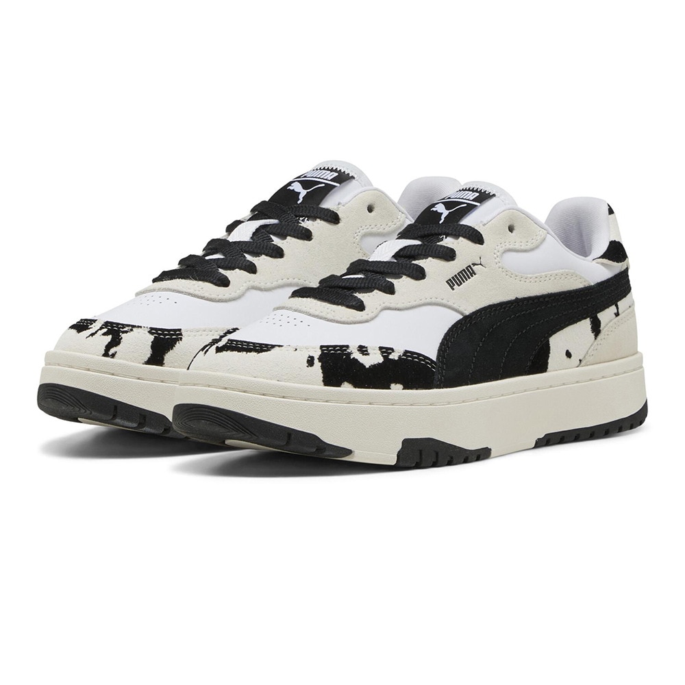 プーマ（PUMA）（レディース）スニーカー CALI SYLVA WNS ブラック ホワイト 40361601 タウンシューズ カジュアル 厚底