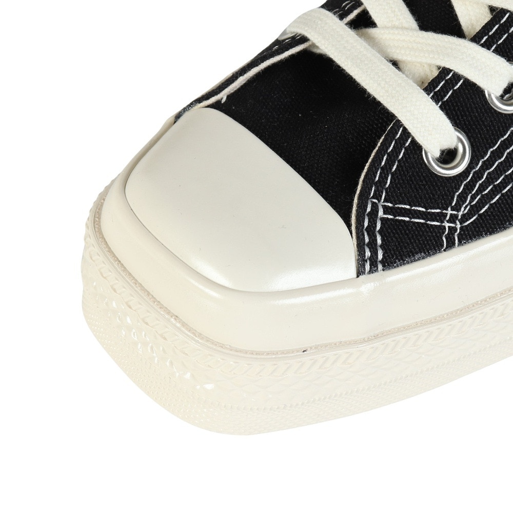 コンバース（CONVERSE）（レディース）タウンシューズ オールスター スクエアトウ ＯＸ BLK 31316070