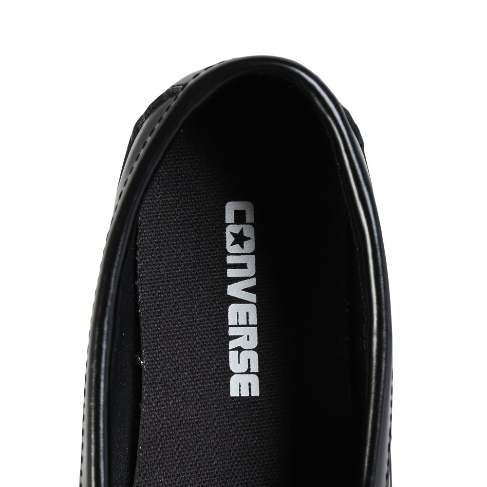 コンバース（CONVERSE）（レディース）タウンシューズ オールスター コインローファー BLK 31315091