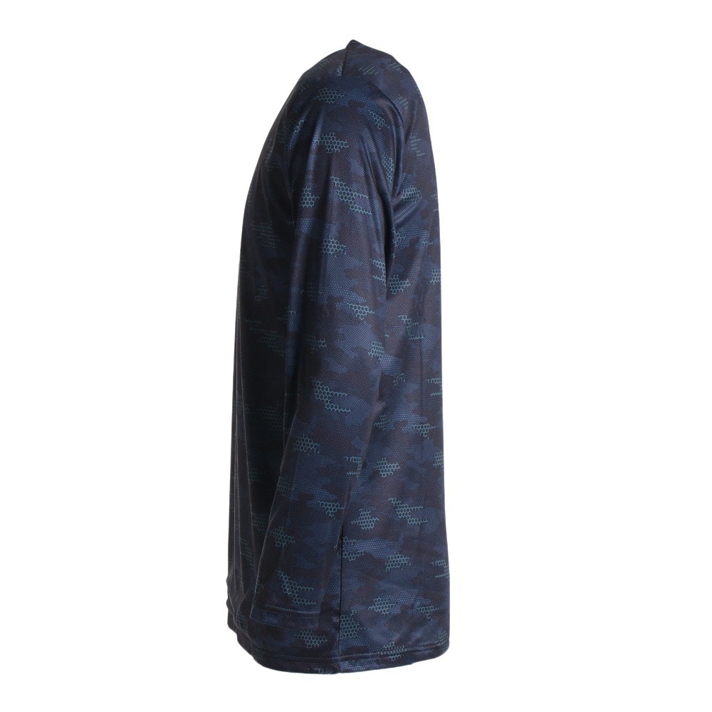 エーシーピージー（ACPG）（メンズ）ウインドクロス 防風 長袖クルーシャツ カモ 891PA9ASC5001BLK 防寒