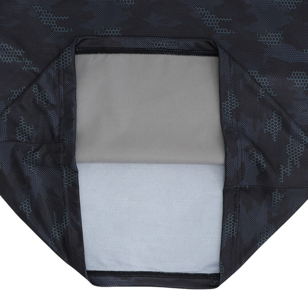 エーシーピージー（ACPG）（メンズ）ウインドクロス 防風 長袖ハイネックシャツ カモ 891PA9ASC5003BLK 防寒