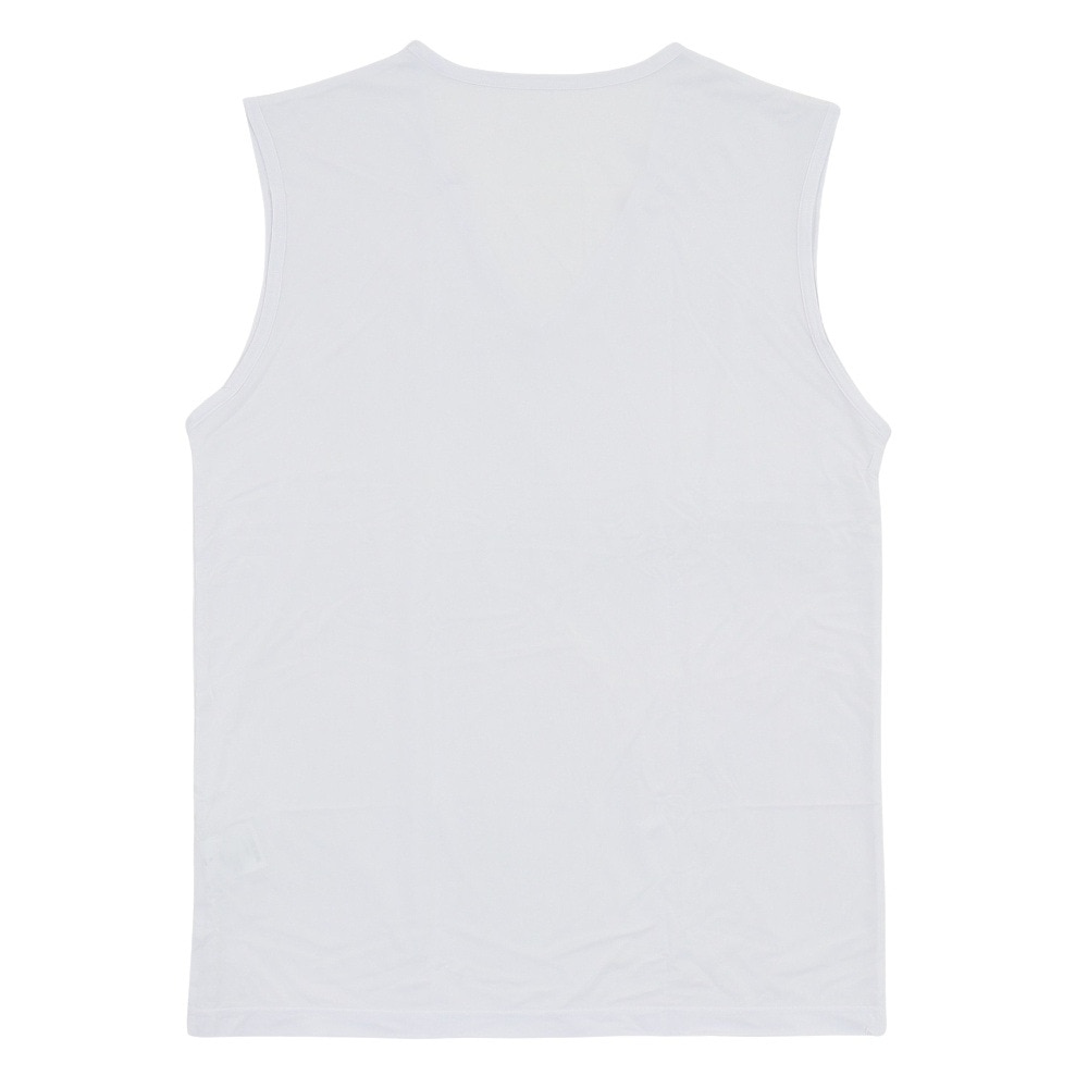 エーシーピージー（ACPG）（メンズ）ドライプラスクール ノースリーブ Vネック アンダーシャツ 891PA0GC6119WHT 冷感 白