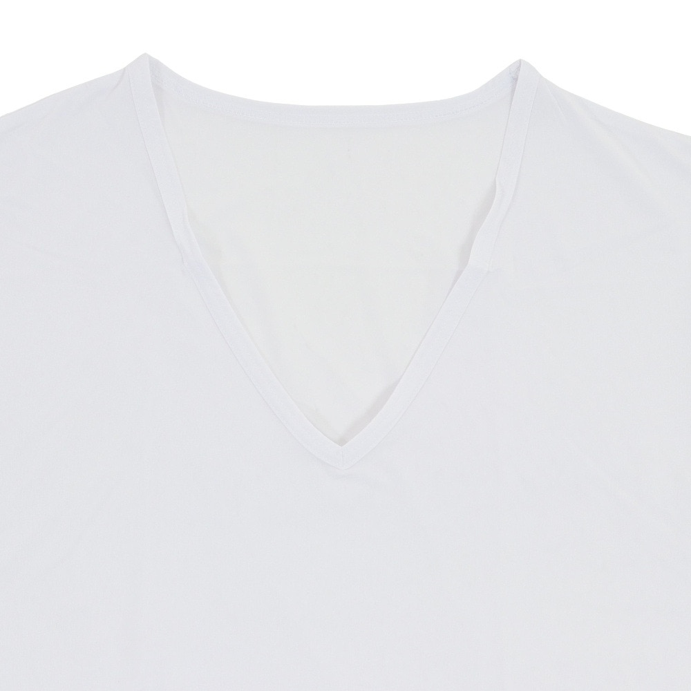 エーシーピージー（ACPG）（メンズ）ドライプラスクール ノースリーブ Vネック アンダーシャツ 891PA0GC6119WHT 冷感 白