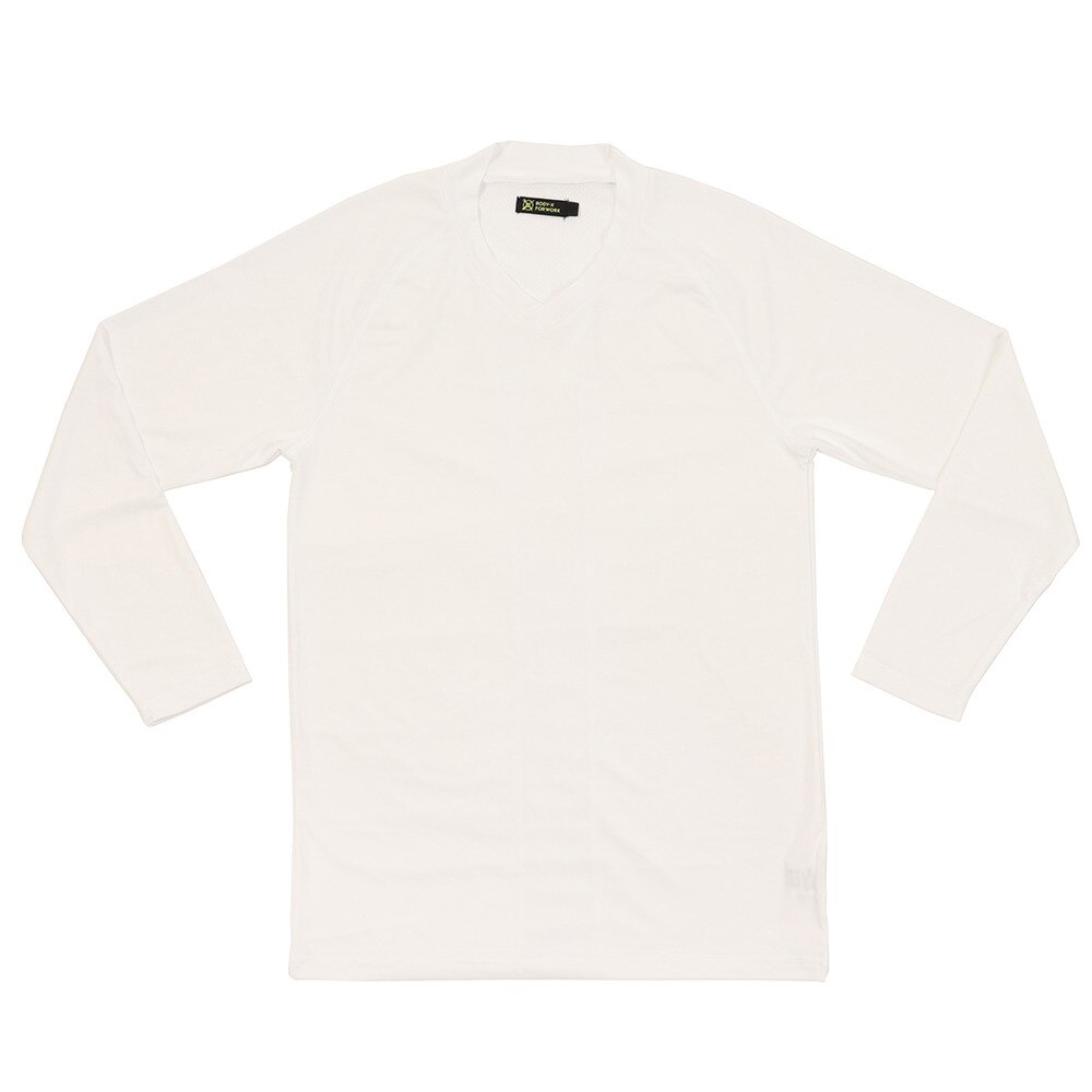  BXFW長袖Vネック 9277-34 WHT
