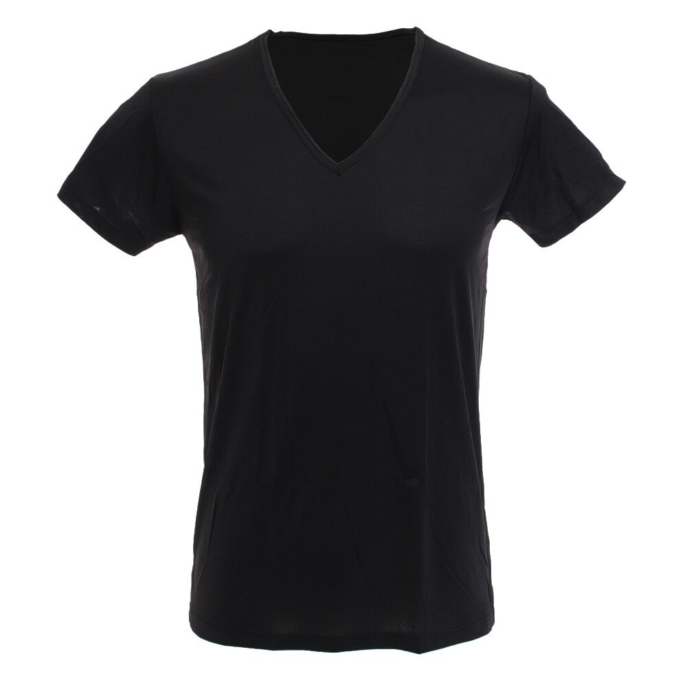  ドライプラスクール 半袖Vネックシャツ 891PA0GC6118BLK