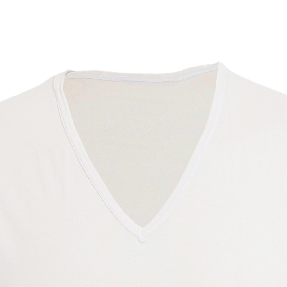 エーシーピージー（ACPG）（メンズ）ドライプラスクール ノースリVネックシャツ 891PA0GC6119WHT 冷感 白