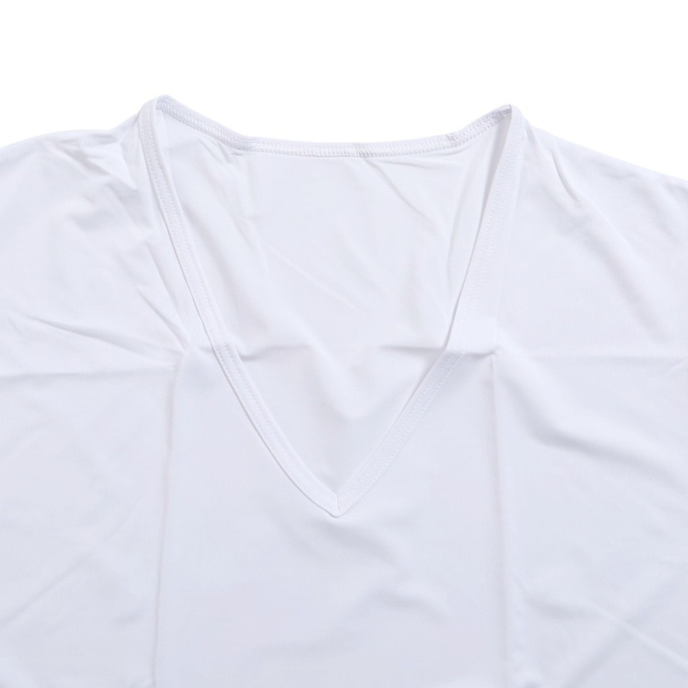 パフォーマンスギア（PG）（メンズ）ドライプラスクール ノースリーブ Vネックシャツ 891PA0GC6119WHT 冷感 白