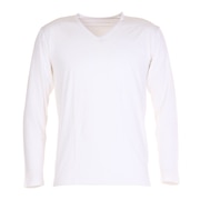 デュアリグ（DUARIG）（メンズ）HEAT-X 薄手長袖Vネック 891D1ES2604 WHT