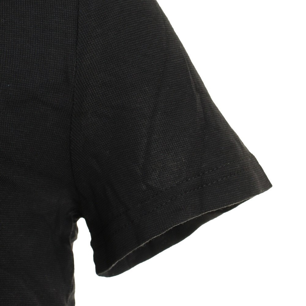 デュアリグ（DUARIG）（メンズ）ヒートクロス COTTON 半袖Vネックシャツ 891D1LS2601 BLK 防寒