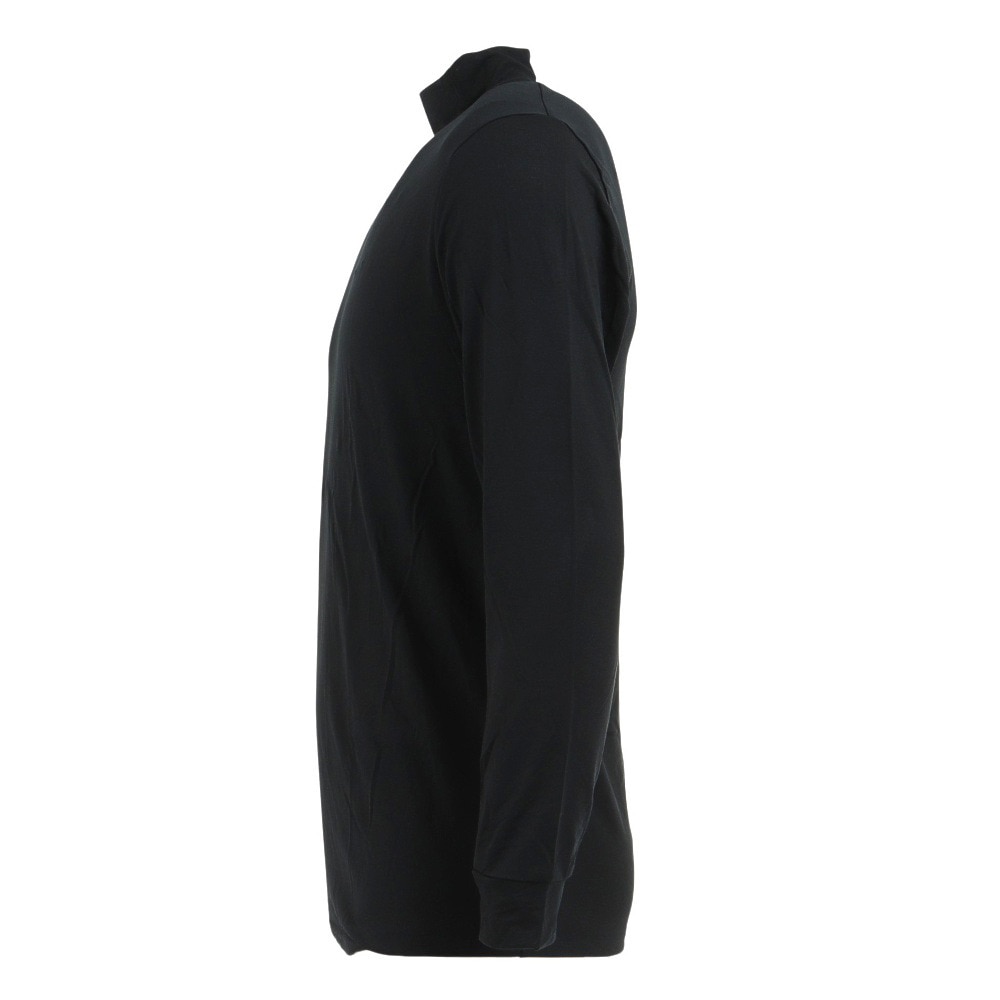 その他ブランド（OTHER BRAND）（メンズ）ヒートクロス薄手長袖ハイネックシャツ 891NN2ES0383BLK 防寒★★★