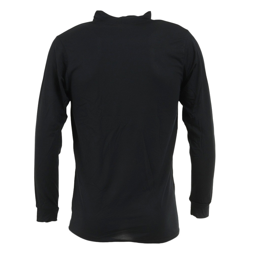 その他ブランド（OTHER BRAND）（メンズ）ヒートクロス薄手長袖ハイネックシャツ 891NN2ES0383BLK 防寒★★★