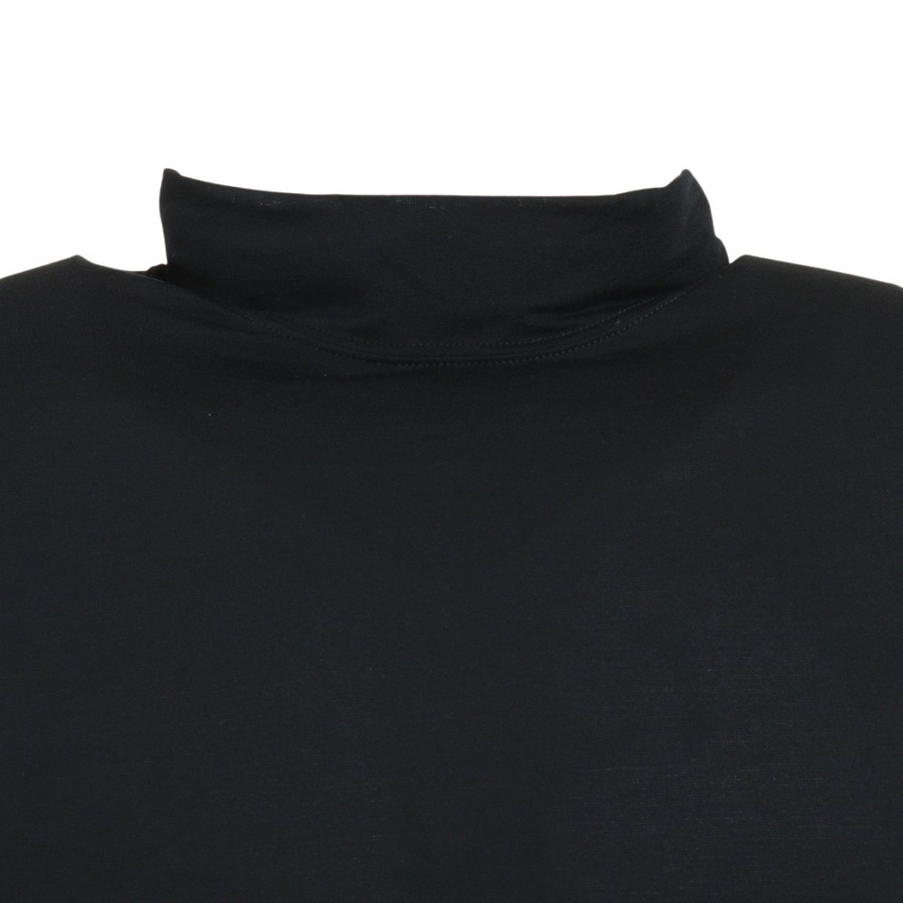 その他ブランド（OTHER BRAND）（メンズ）ヒートクロス薄手長袖ハイネックシャツ 891NN2ES0383BLK 防寒★★★