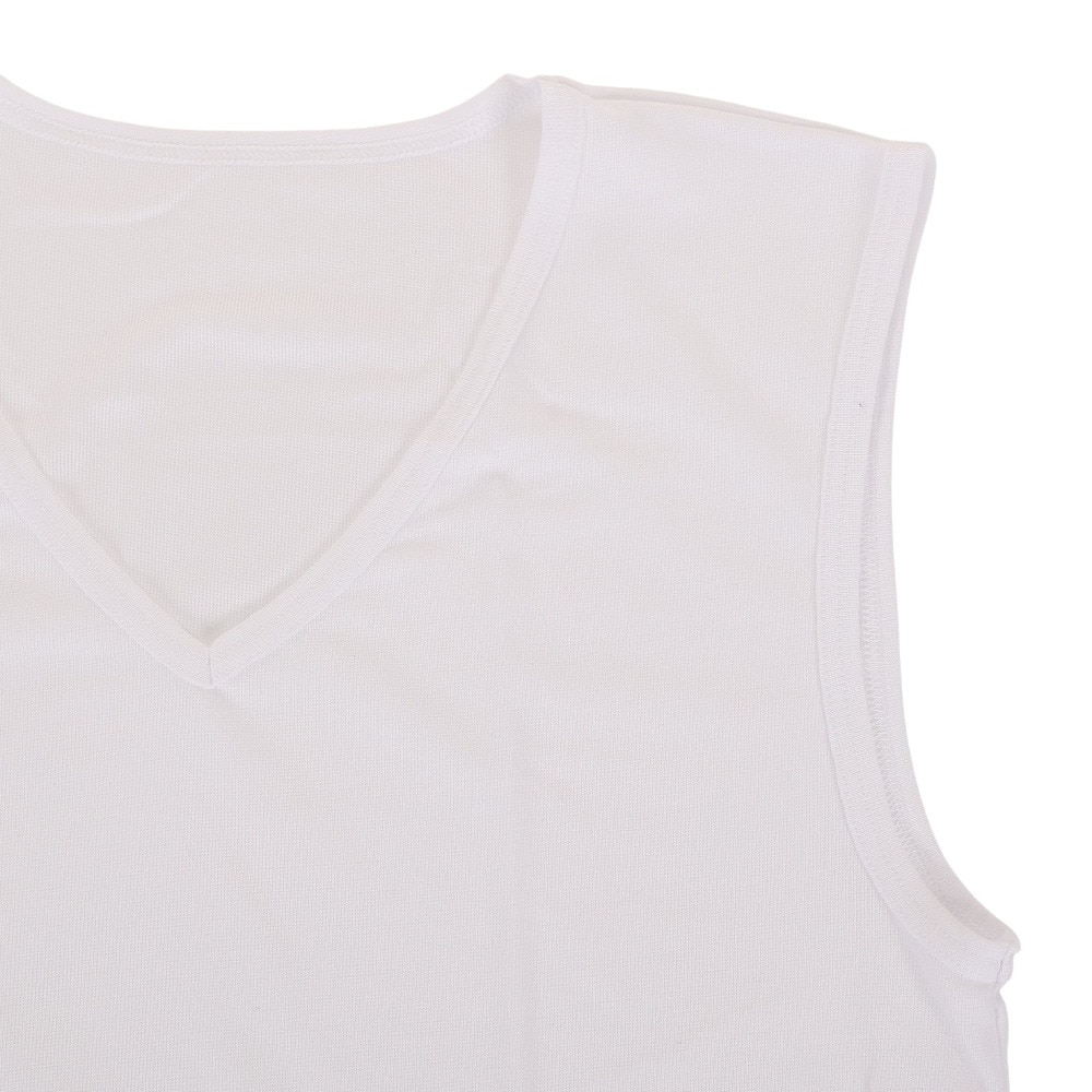 その他ブランド（OTHER BRAND）（メンズ）ドライプラス ノースリーブVネック アンダーシャツ 891PA0ASC6116WHT