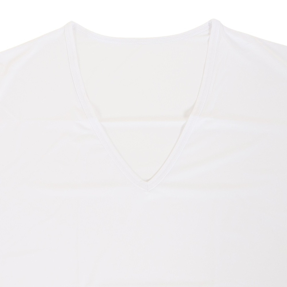 その他ブランド（OTHER BRAND）（メンズ）ドライプラスクール 半袖Vネック アンダーシャツ 891NN3GC0017 冷感 白