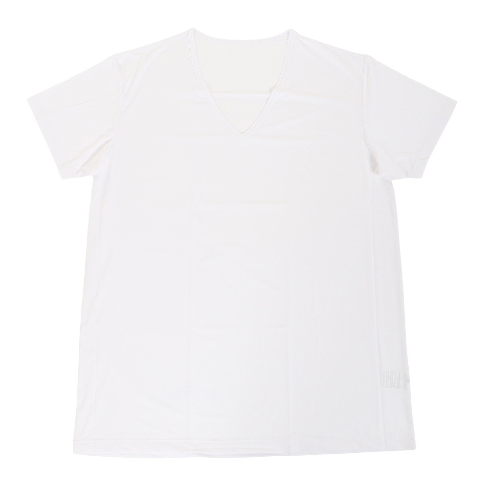 その他ブランド（OTHER BRAND）（メンズ）ドライプラスクール 半袖Vネック アンダーシャツ 891NN3GC0017 冷感 白