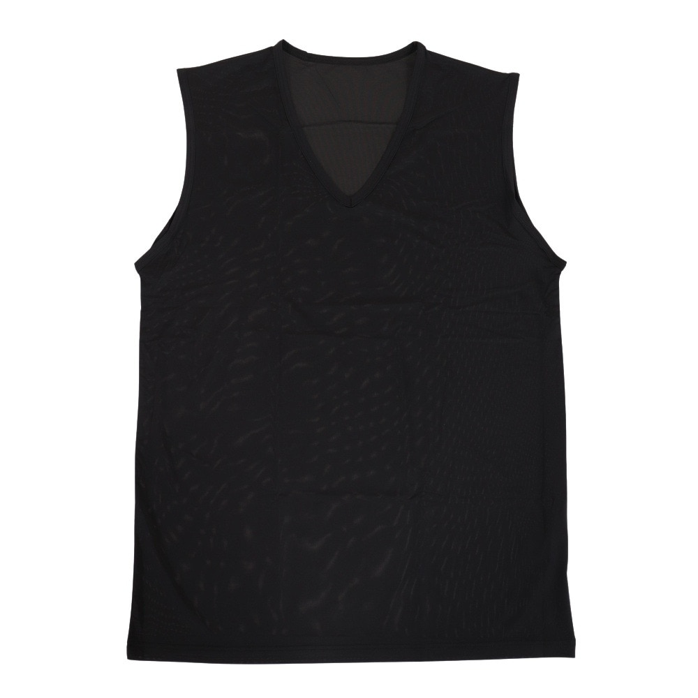その他ブランド（OTHER BRAND）（メンズ）ドライプラスクール ノースリーブ Vネックアンダーシャツ 891NN3GC0018 冷感 黒