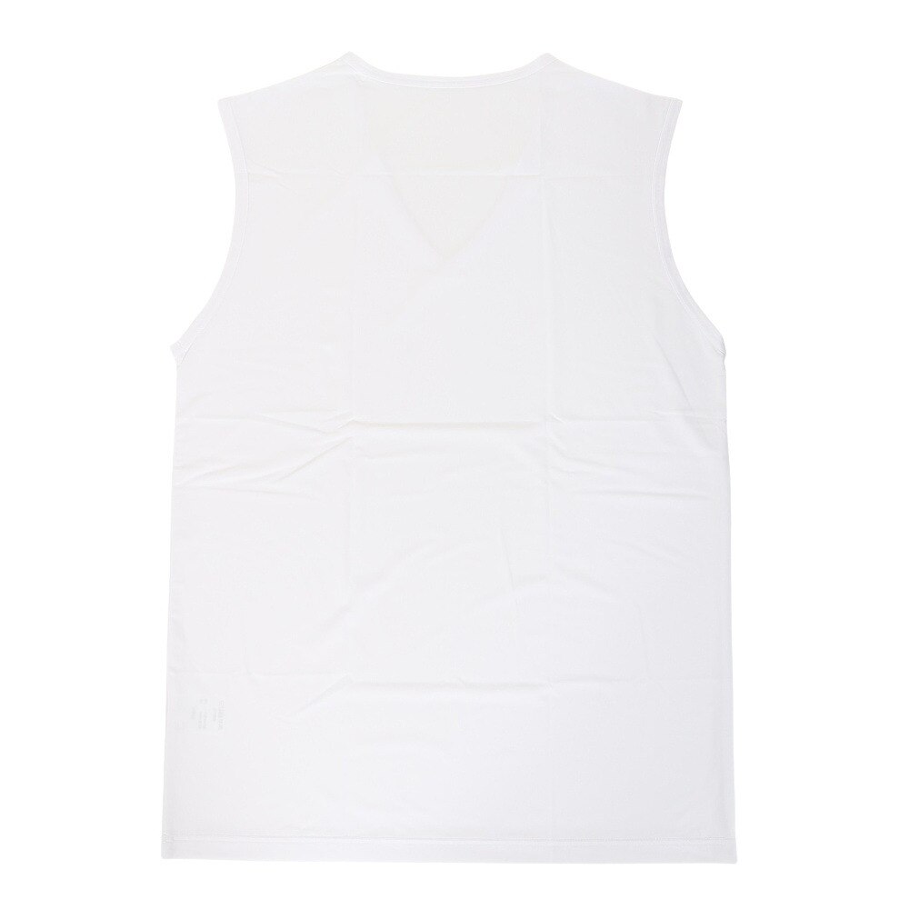 その他ブランド（OTHER BRAND）（メンズ）ドライプラスクール ノースリーブ Vネック アンダーシャツ 891NN3GC0019 冷感 白