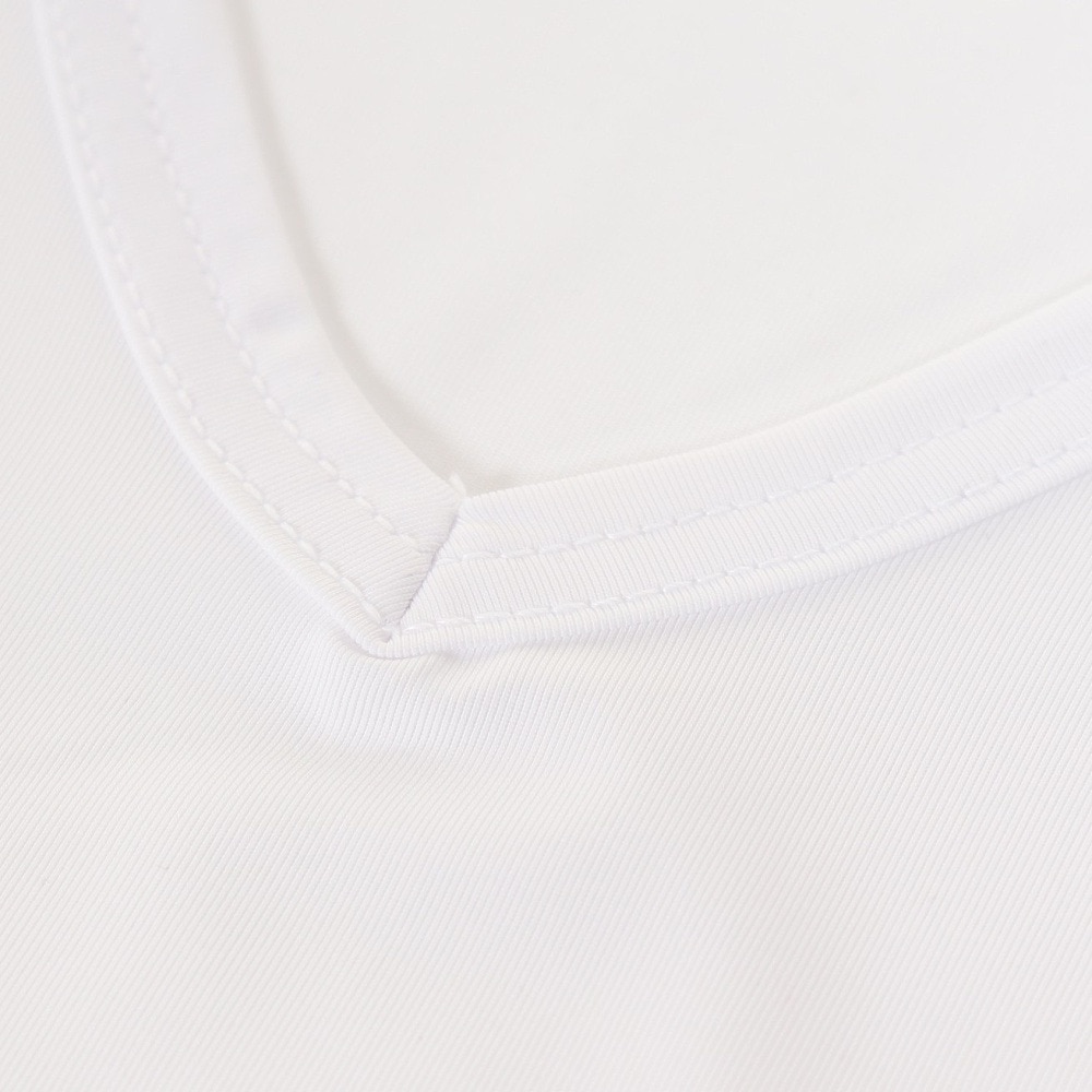 その他ブランド（OTHER BRAND）（メンズ）ドライプラスクール ノースリーブ Vネック アンダーシャツ 891NN3GC0019 冷感 白