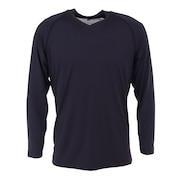 (メンズ)長袖Vネック アンダーシャツ 9277-32 BLK.
