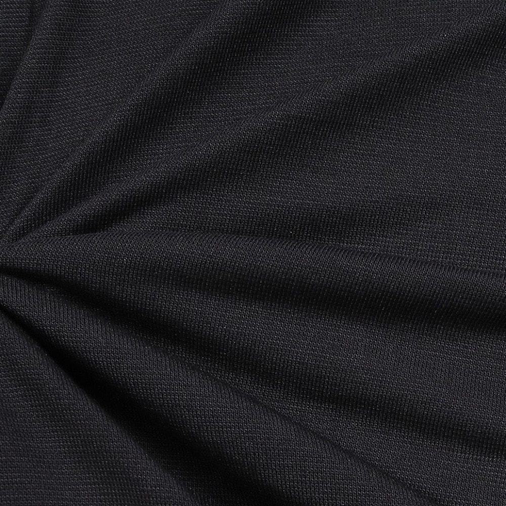 クー（Coo.）（メンズ）ヒートクロス 薄手 長袖クルーネックアンダ-シャツ 891CO3ES0021 BLK 防寒