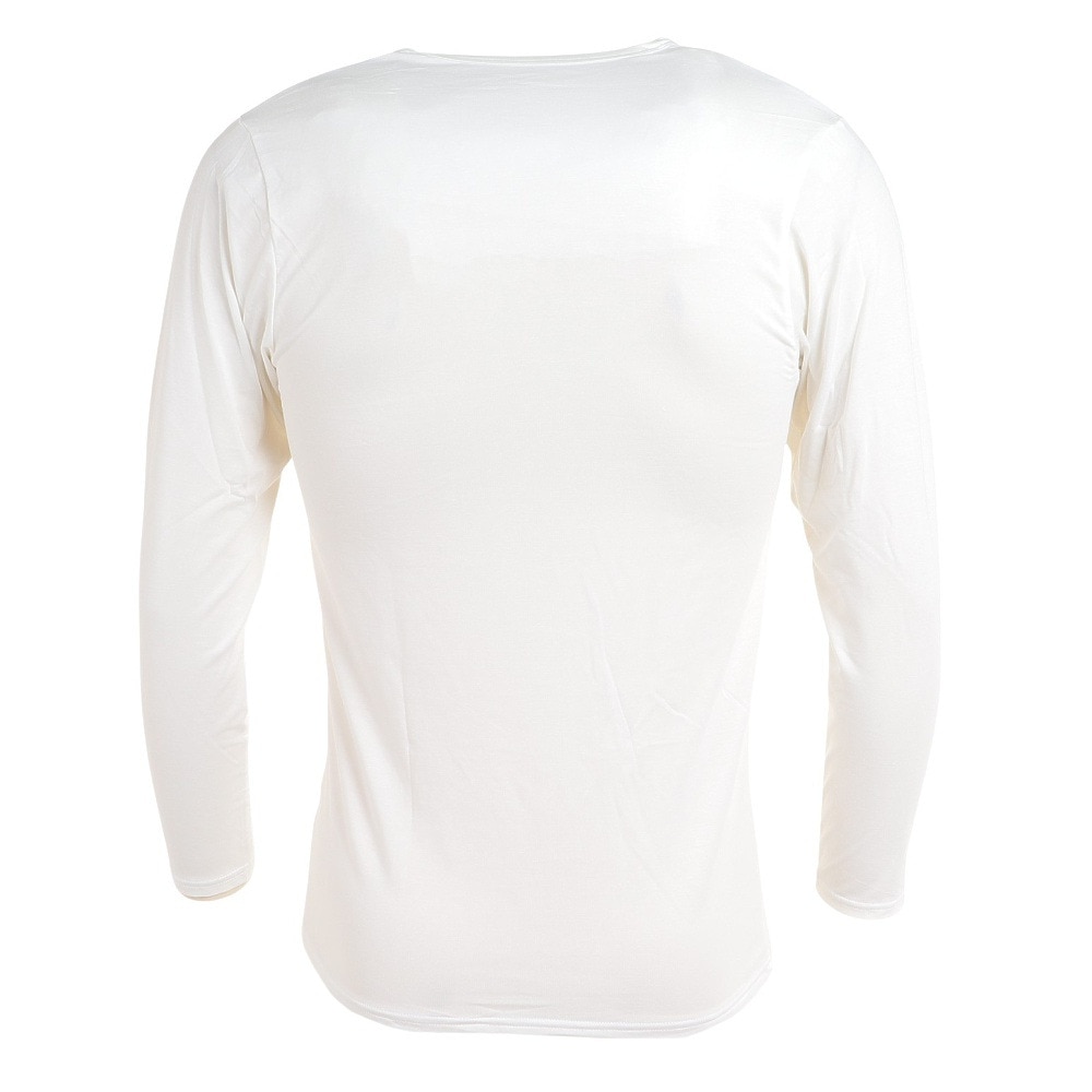 クー（Coo.）（メンズ）ヒートクロス 薄手 Vネックアンダーシャツ 891CO3ES0022 WHT 防寒