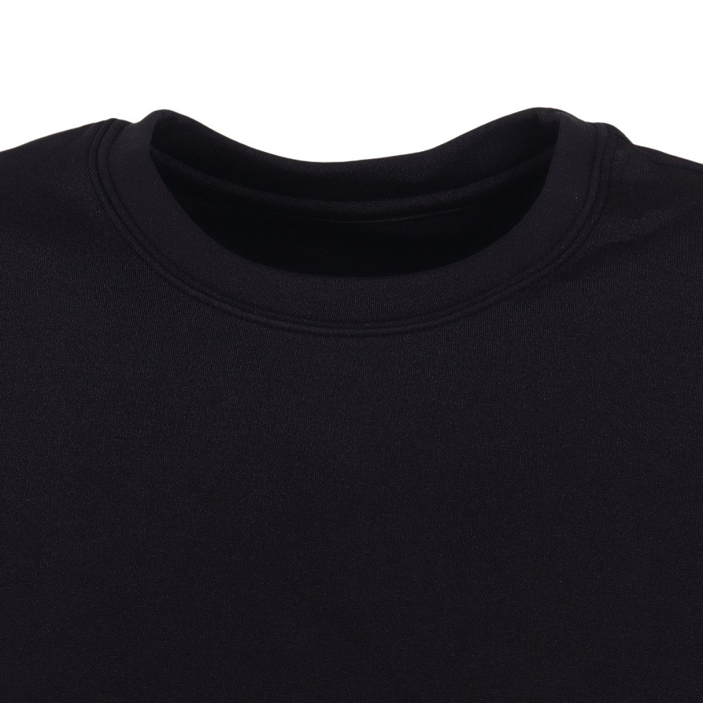 クー（Coo.）（メンズ）ドライウォーム 極厚手 クルーネック長袖アンダ-シャツ 891CO3GC0038 BLK 黒 M-3L