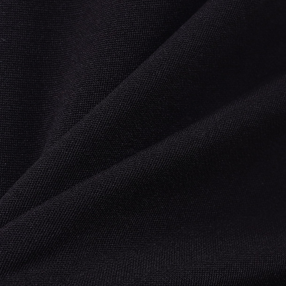 クー（Coo.）（メンズ）ドライウォーム 極厚手 クルーネック長袖アンダ-シャツ 891CO3GC0038 BLK 黒 M-3L