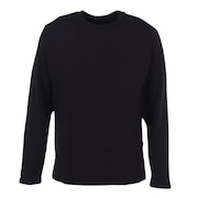 (メンズ)ドライウォーム 極厚手 クルーネック長袖アンダ-シャツ 891CO3GC0038 BLK 黒 M-3L