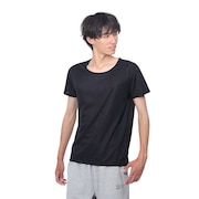 (メンズ)ドライプラス 丸首 半袖アンダーシャツ 891CO4GC0001 BLK 吸汗 速乾