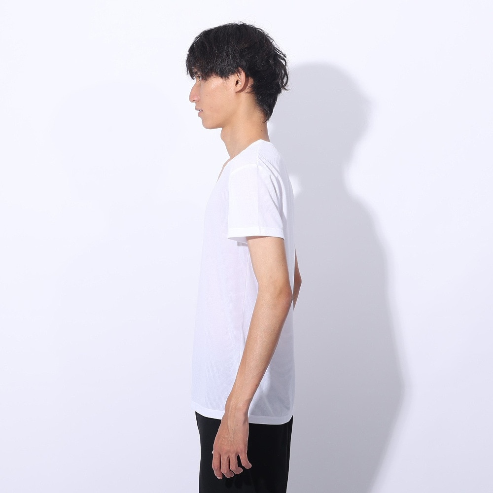 クー（Coo.）（メンズ）ドライプラス Vネック 半袖アンダーシャツ 891CO4GC0002 WHT 吸汗 速乾