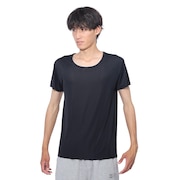 (メンズ)ドライプラスクール クルーネック半袖シャツ 891CO4GC0006 BLK 冷感 黒