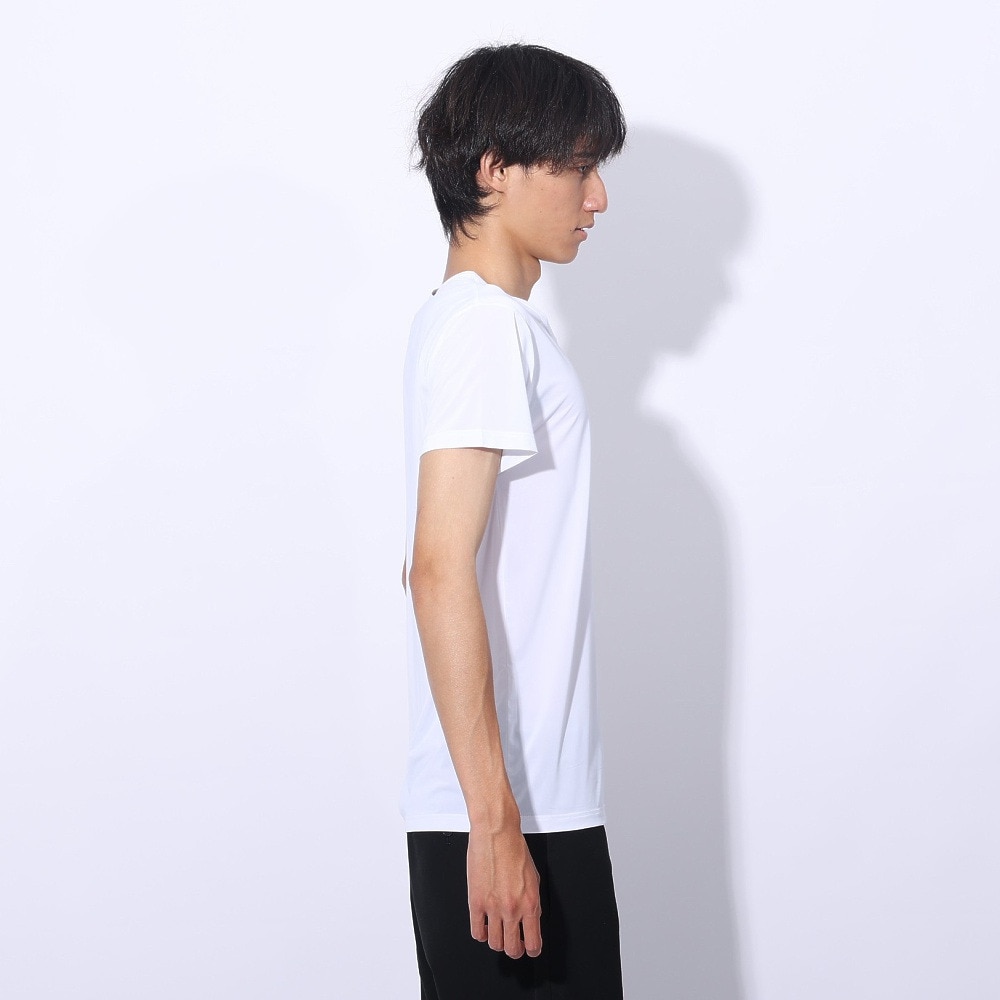 クー（Coo.）（メンズ）ドライプラスクール 半袖クルーネックシャツ 891CO4GC0006 WHT 冷感 白