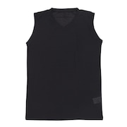 (メンズ)ドライプラス メッシュ Vネック ノースリーブアンダーシャツ 891CO4GC0016 BLK 吸汗 速乾
