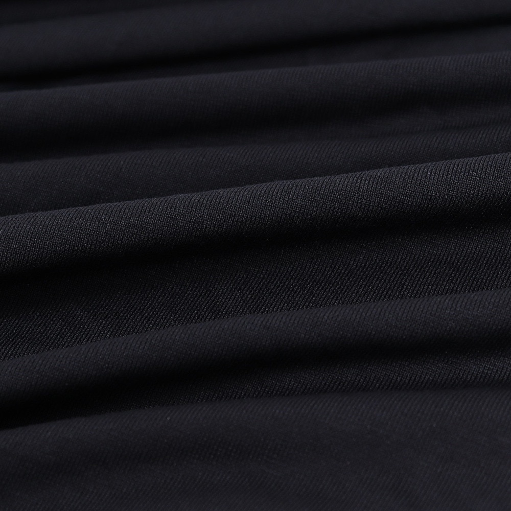 クー（Coo.）（メンズ）ヒートクロス 薄手 長袖 タートルネックシャツ 891CO4ES0122 BLK S-3Lサイズ 黒 吸湿発熱 保温 抗菌 防臭