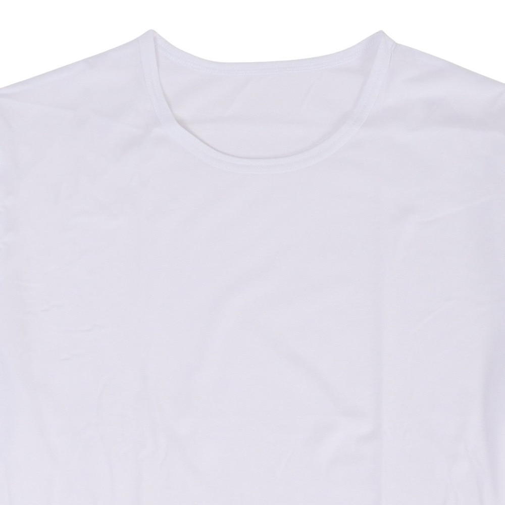 クー（Coo.）（メンズ）ヒートクロス 薄手 長袖 クルーネックシャツ 891CO4GC0124 WHT S-Lサイズ 白 吸湿発熱 保温 抗菌 防臭