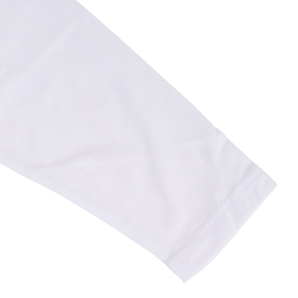 クー（Coo.）（メンズ）ヒートクロス 薄手 長袖 クルーネックシャツ 891CO4GC0124 WHT S-Lサイズ 白 吸湿発熱 保温 抗菌 防臭