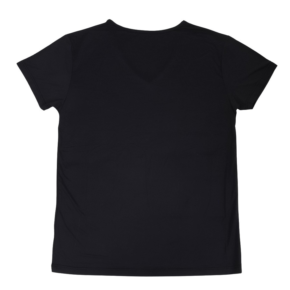 クー（Coo.）（メンズ）丸首半袖シャツドライプラスクール 黒 S-3Lサイズ 891CO5GC0002 BLK UPF50+ 紫外線対策 吸汗速乾 接触冷感 抗菌 防臭 新調 肌着
