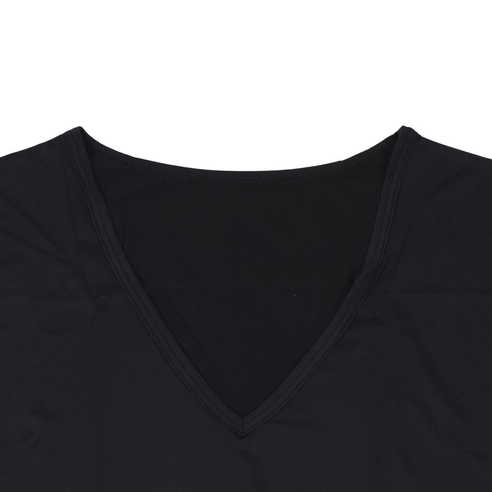 クー（Coo.）（メンズ） ノースリーブシャツ ドライプラスクール Vネック黒 S-3Lサイズ 891CO5GC0003 BLK UPF50+ 紫外線対策 吸汗速乾 接触冷感 抗菌 防臭 