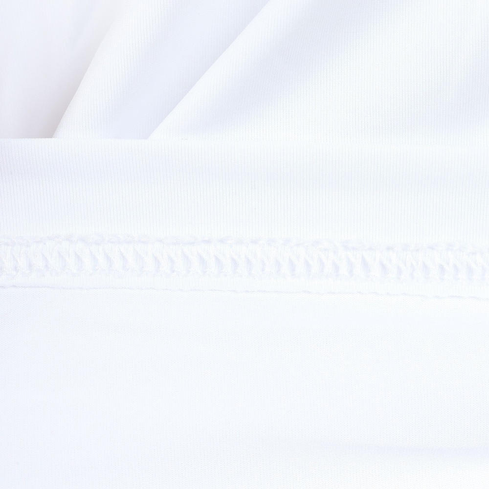 クー（Coo.）（メンズ）Vネック 長袖シャツ ドライプラスクール 白 S-3Lサイズ 891CO5GC0004 WHT UPF50+ 紫外線対策 吸汗速乾 接触冷感 抗菌 防臭 新調 肌着