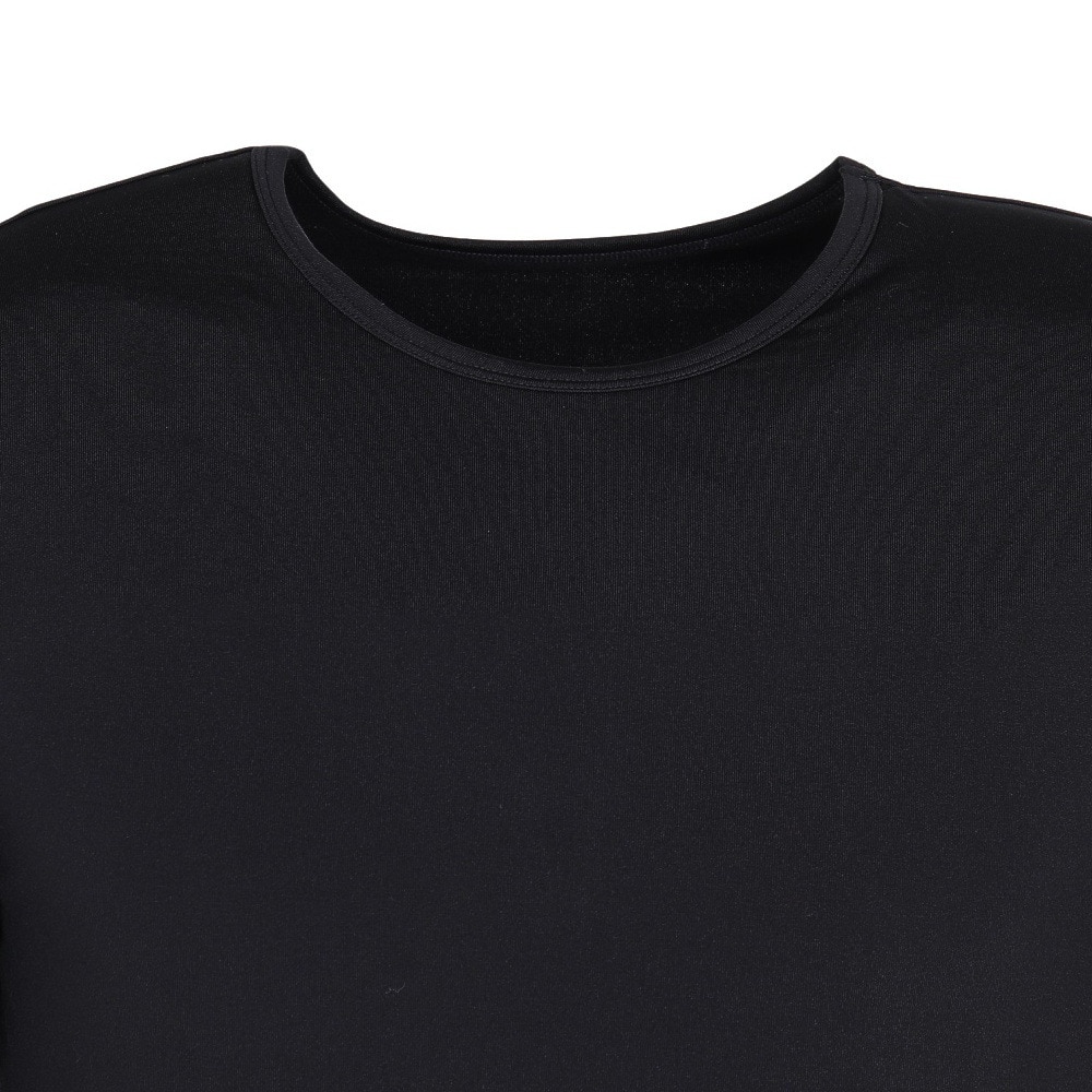 その他ブランド（OTHER BRAND）（メンズ）DS 長袖クルーネック シャツ 黒 ブラック S-3Lサイズ 891CO5GC0009 BLK 軽量 軽い 裏起毛 保温