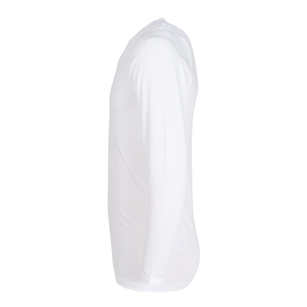 その他ブランド（OTHER BRAND）（メンズ）DS 長袖クルーネック シャツ 白 ホワイト S-3Lサイズ 891CO5GC0009 WHT 軽量 軽い 裏起毛 保温