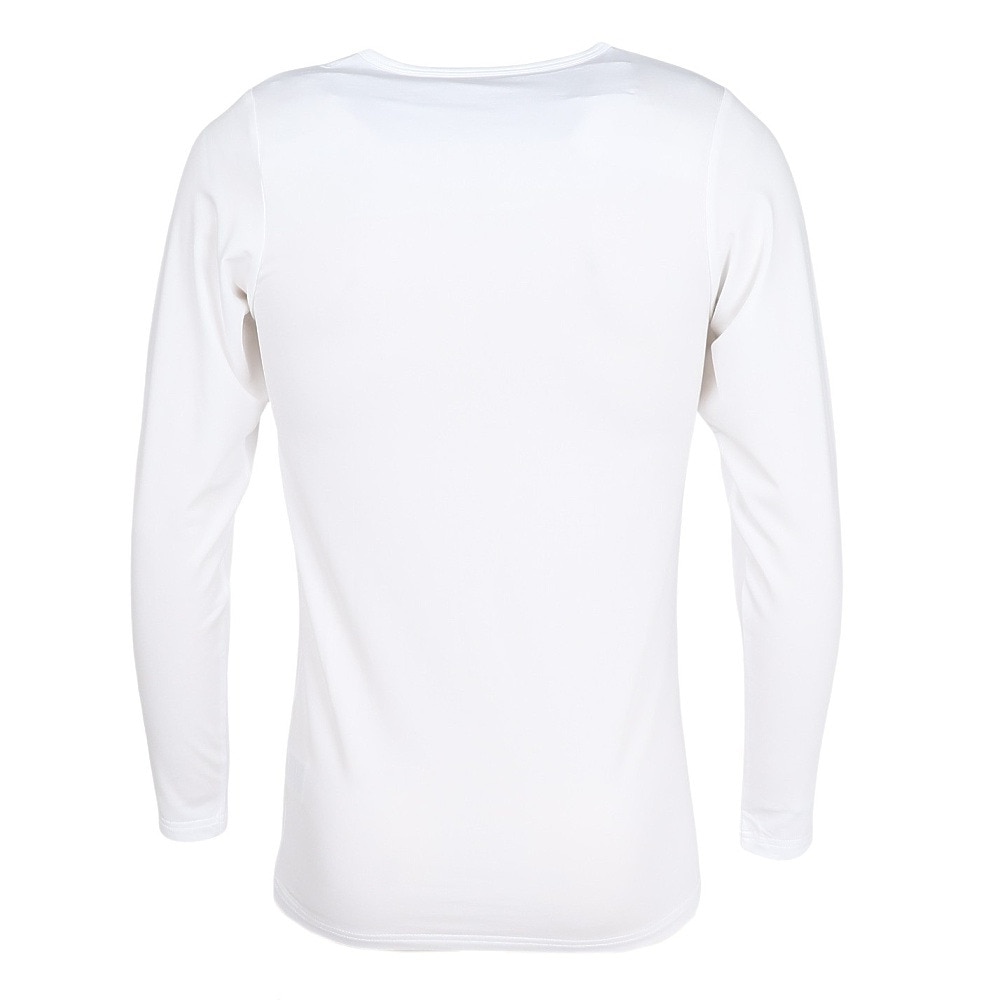 その他ブランド（OTHER BRAND）（メンズ）DS 長袖クルーネック シャツ 白 ホワイト S-3Lサイズ 891CO5GC0009 WHT 軽量 軽い 裏起毛 保温