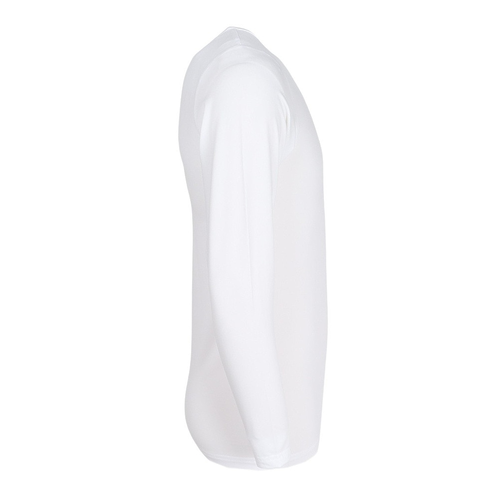 その他ブランド（OTHER BRAND）（メンズ）DS 長袖クルーネック シャツ 白 ホワイト S-3Lサイズ 891CO5GC0009 WHT 軽量 軽い 裏起毛 保温