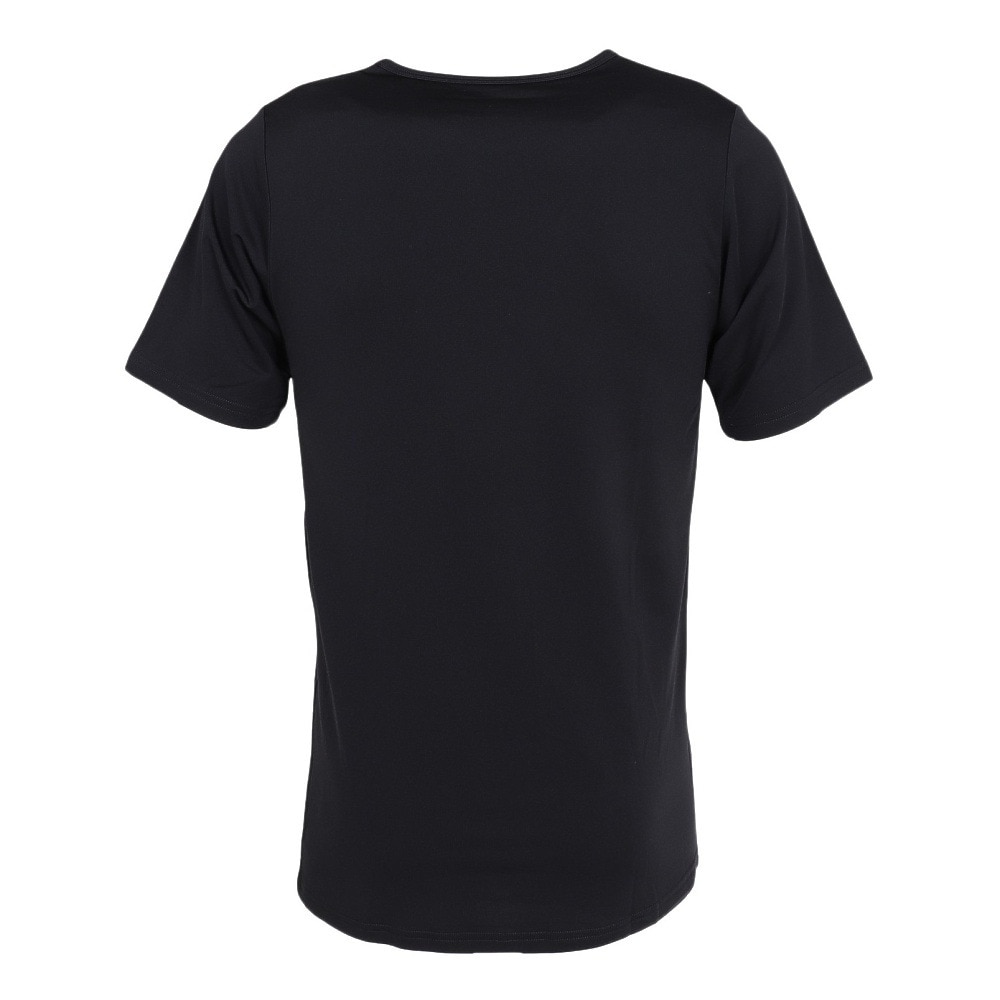 その他ブランド（OTHER BRAND）（メンズ）DS 半袖クルーネック シャツ 黒 ブラックS-3Lサイズ  891CO5GC0010 BLK 軽量 軽い 裏起毛 保温