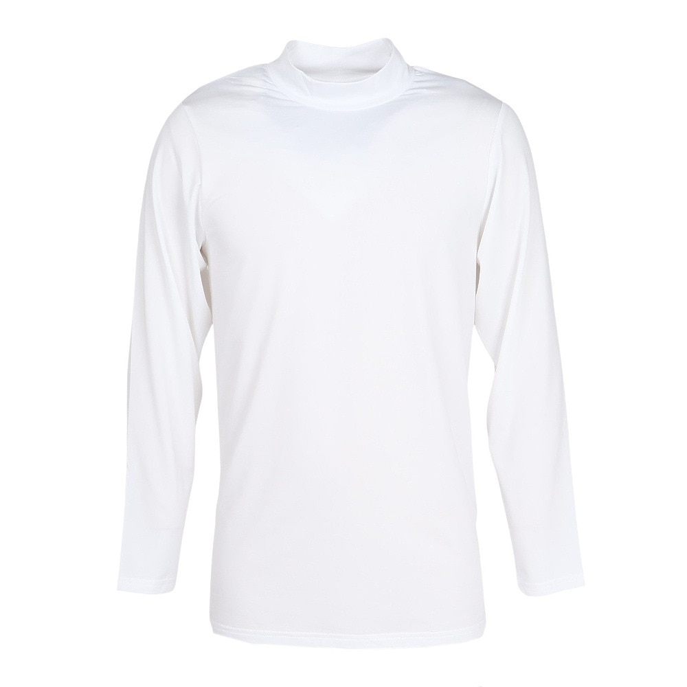 その他ブランド（OTHER BRAND）（メンズ）DS  長袖 ハイネック アンダ-シャツ 白 ホワイト S-3Lサイズ 891CO5GC0011 WHT 軽量 軽い 裏起毛 保温