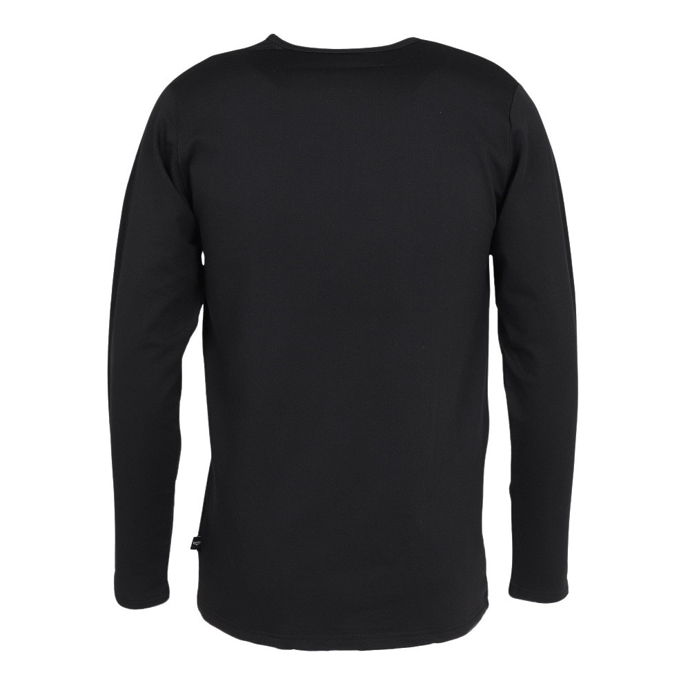 デュアリグ（DUARIG）（メンズ）アンダーシャツ ドライウォーム 長袖クルーネックシャツ 黒 ブラック S-3Lサイズ 5F0018-WAUW-891GC BLK