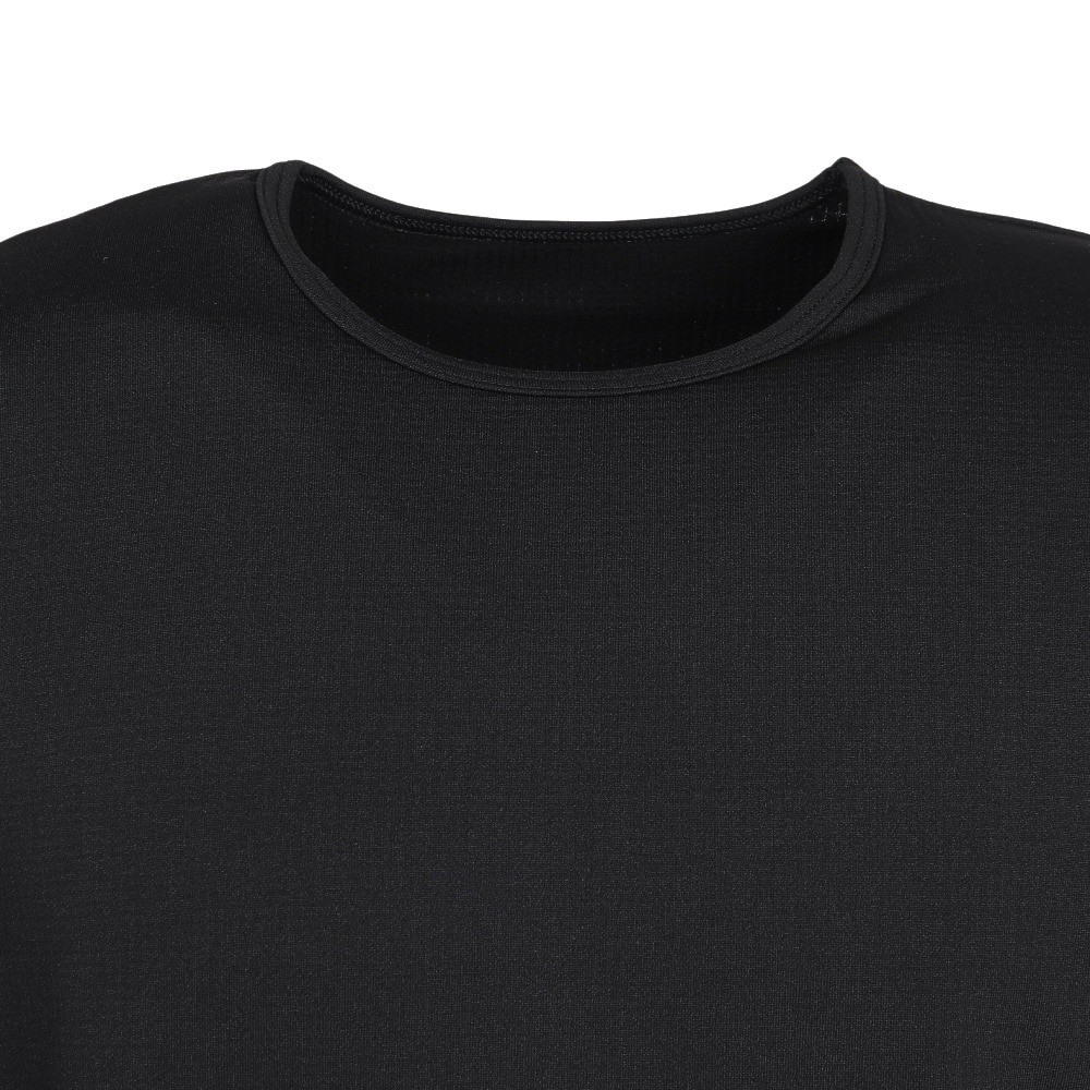 デュアリグ（DUARIG）（メンズ）アンダーシャツ ドライウォーム 長袖クルーネックシャツ 黒 ブラック S-3Lサイズ 5F0018-WAUW-891GC BLK